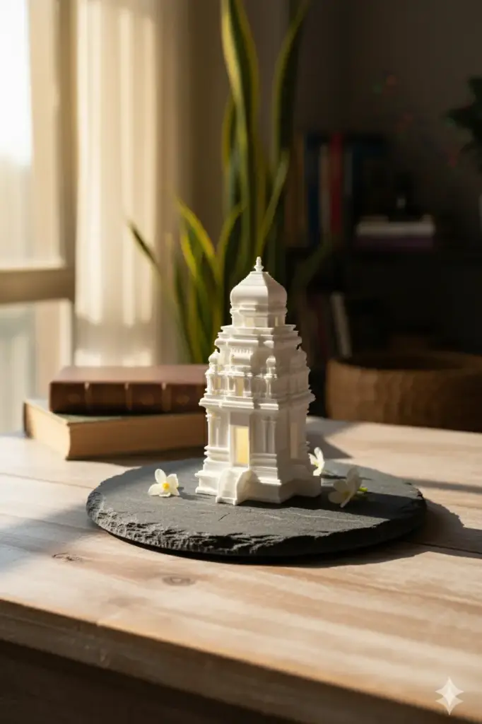 South Indian Mandir for Home Pooja & Decor | Intricate Gopuram Temple Replica | Perfect Diwali & Housewarming Gift